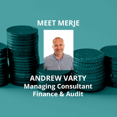 Meet MERJE: Andrew Varty, Managing Consultant, Finance & Audit